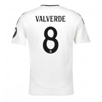 Fotbalové Dres Real Madrid Federico Valverde #8 Domácí 2024-25 Krátký Rukáv